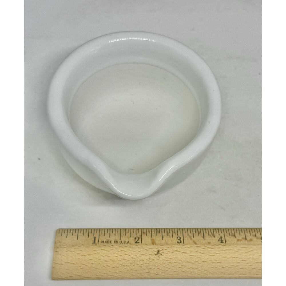 White Porcelain Mortar & Pestle Set, 5oz - Unglazed Grinding Surface Unbranded - Picture 14 of 16